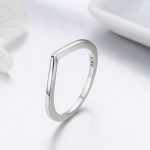 Silberring, unregelmäßige Form, Größe 7