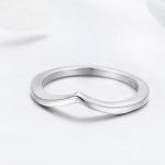 Silberring, unregelmäßige Form, Größe 7