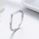 Silberring, unregelmäßige Form, Größe 6