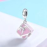  Silberne Geschenkverpackung mit Zirkonium-Kristallanhänger