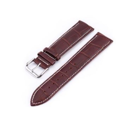 Lederarmband, Animal-Print, 24 mm, braun-weiß