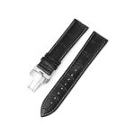 Lederarmband, 20 mm, schwarz und weiß