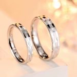 Ezüst férfi karikagyűrű, csiszolt, 10-es méret