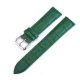 Damenarmband aus Leder, grün, 18 mm