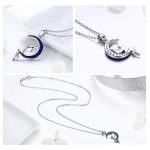 Silberne Halskette mit Glücksfee