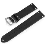 Lederarmband, traditioneller Stil, 18 mm, schwarz