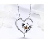 Silberne Halskette mit Koala