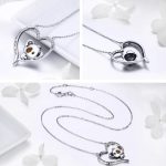 Silberne Halskette mit Koala