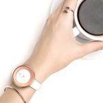 Shengke Damenuhr, Weiß-Roségold