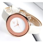 Shengke Damenuhr, Weiß-Roségold