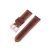 Uhrenarmband aus Rindsleder, Retro-Stil, dunkelbraun, 24 mm