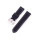 Uhrenarmband aus Rindsleder, Retro-Stil, dunkelblau, 22 mm
