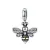  Silberner Bienenanhänger mit Zirkoniumkristall