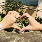 Herren-Ehering aus Edelstahl, Größe 9