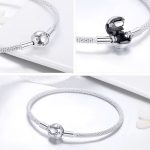 Silberarmband, ewige Liebe, 17 cm