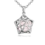 Halskette mit sternförmigem Anhänger, tschechischer Kristall, Kristall