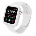 Apple Watch Armband mit Hülle, Silikon, 38 mm, S, M, weiß