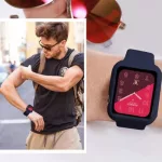 Apple Watch Armbandgehäuse, Silikon, 42 mm, M, L, dunkelblau