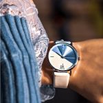 Shengke Damenuhr, blau