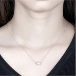 Halskette mit echtem Perlenanhänger