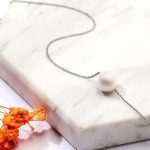 Halskette mit echtem Perlenanhänger