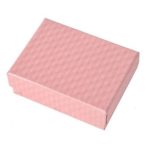 Schmuckkästchen mit Strukturmuster, Papier, rosa