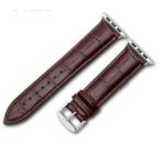 Apple Watch Armband, Leder, 38-40 mm, braun