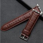 Apple Watch Armband, Leder, 38-40 mm, braun