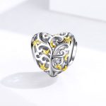 Silberanhänger, durchbohrtes Herz