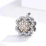  Silberanhänger mit Kleeblattmotiv