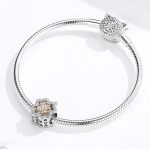  Silberanhänger mit Kleeblattmotiv