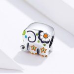  Silberanhänger mit Elefantenblumen