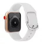 Apple Watch Armband aus Silikon, 38-40 mm, weiß