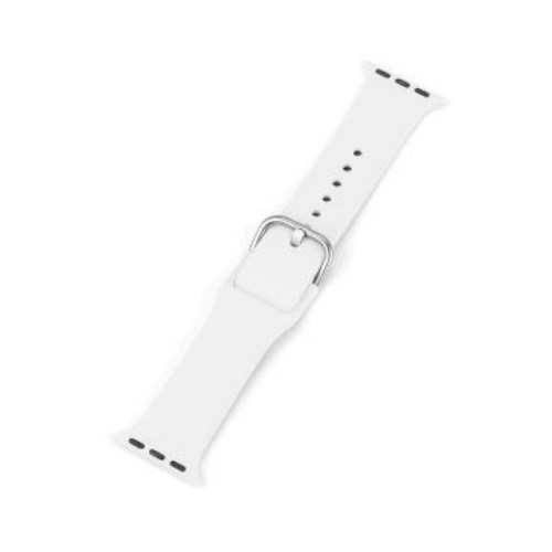 Apple Watch Armband aus Silikon, 42-44 mm, weiß