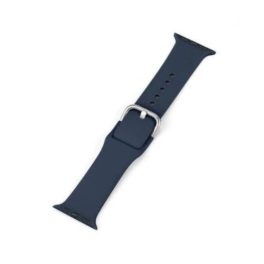Apple Watch Armband aus Silikon, 42-44 mm, dunkelblau
