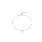 Silbernes Fußkettchen mit Stern