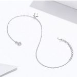 Silbernes Fußkettchen mit Stern