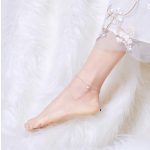 Silbernes Fußkettchen mit Stern