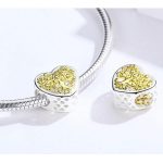  Silberanhänger, Herz mit Lebensbaum