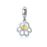 Silberanhänger, Hundepfote