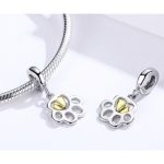 Silberanhänger, Hundepfote