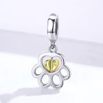 Silberanhänger, Hundepfote