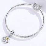 Silberanhänger, Hundepfote