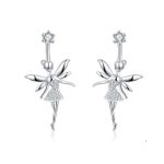 Silberohrringe, tanzende Fee