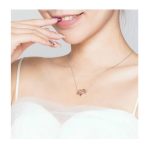 Silberne Halskette mit Herz