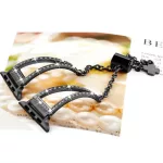 Apple Watch Armband aus Edelstahl, 38-40 mm, schwarz