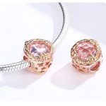  Silberanhänger, Blume mit Schmetterlingen