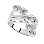 Eleganter Steinring, Kristall, 8