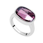  Ovaler Ring, Crystal ANTP, verziert mit Swarovski-Kristallen