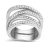  5-Band-Ring, Kristall, 6,5